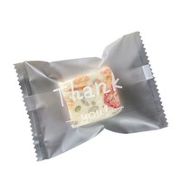 Sacs de cuisson givrés épaissis, scellables à la machine, pour biscuits, flocons de neige croustillants et emballages de dattes au lait, en vrac