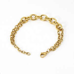 Zogxin O-Chain Bracelet 18K Gold Plated Stainless Steel For Men Women Fashion Jewelry Chain Geometric Design - Product Image 5