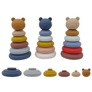 Giocattoli Impilabili per Bambini in Vendita, Gioco Montessori, Anelli Impilabili in Silicone, Giocattolo Educativo Montessori - Product Image 3