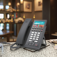 Vente en gros Déverrouiller Mains Libres Longue Portée PSTN + IP Sécurisé Contenu Personnalisable Combinés Hôtel Table Téléphones