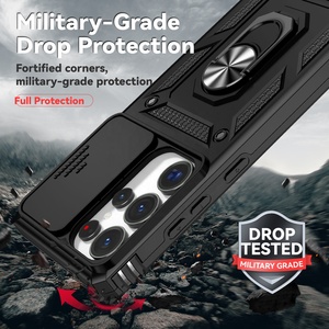 Đối Với <span class=keywords><strong>Samsung</strong></span> <span class=keywords><strong>Galaxy</strong></span> S25 Siêu Trường Hợp Quân Sự-Cấp Trượt Máy Ảnh Bìa Nhẫn Đứng Trường Hợp Đối Với <span class=keywords><strong>Samsung</strong></span> S25 Siêu S24 Siêu S23 Cộng Với S22 - Product Image 5