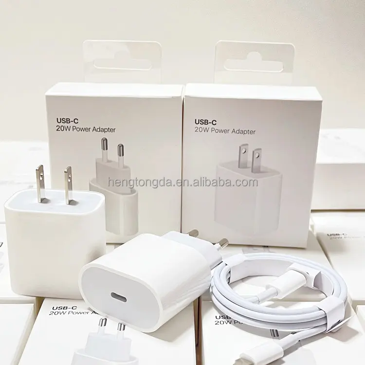 Original wholesale Type C PD 20w fast charger for Apple Fast 20W PD charger for iPad iPhone 12 13 11 USB-C 18W power adapter QC3