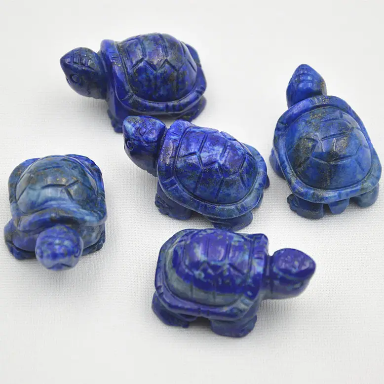 HZ Gros Sculpté À La Main Pierres Précieuses Naturel Lapis Lazuli Pierre Précieuse Pierre Quartz Animal Éléphant cristaux pierres