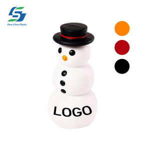 All'ingrosso personalizzato pupazzo di neve palla antistress PU schiuma di natale tema di ansia giocattolo stampato Logo inverno Wonderland regalo promozionale - Product Image 1