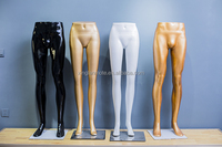 Mannequin de jambe de modèle d'affichage de pantalon en plastique avec le bas du corps factice de base pour l'affichage de pantalon