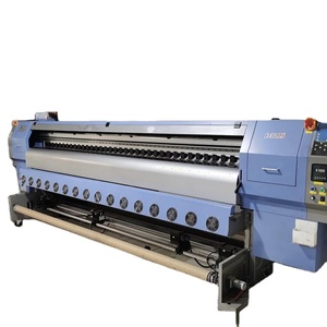 طابعة مستعملة بمذيب بيئي لأربع طابعات DX5 ذات تنسيق واسع 3.2 متر - Product Image 1