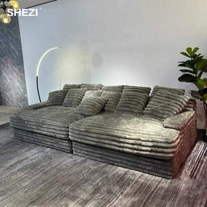 Unisofa Tanzuo Großhandelsmöbel Sofas für Zuhause Luxuriöses Rahmenloses Ecksofa Modernes <span class=keywords><strong>Sofa</strong></span>-Set Modulares Kompressionssofa - Product Image 2