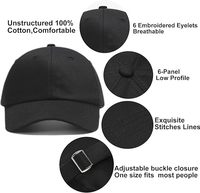 Usine en gros Six panneau casquette de Baseball casquette publicitaire avec logo personnalisé impression broderie été unisexe chapeau de soleil