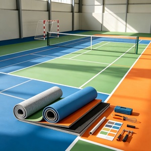 Inolp Premium Grade Anti-Aging Waterproof Permeable Breathable Custom Basketball Court Flooring For Outside Price - Product Image 2