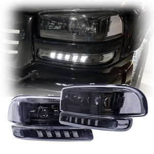 Projektor-<span class=keywords><strong>LED</strong></span>-Scheinwerfer für 1999-2007 GMC Sierra <span class=keywords><strong>LED</strong></span>-Leuchten für 2000-2006 GMC Yukon XL 1500 2500 Fahrer- und Beifahrerseite Set - Product Image 1