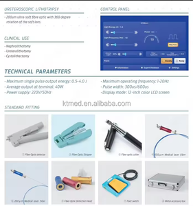 <span class=keywords><strong>Laser</strong></span> Lithotripsy Medis Holmium Portabel 40w 60W 90w <span class=keywords><strong>Laser</strong></span> Holmium Urologi untuk Operasi Batu Ginjal - Product Image 6