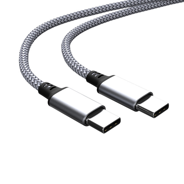 4-in-1 Braided USB Charging Cable Fast 2.4A Data Transfer 1m/2m for Computer IOS Android Devices Type-C Micro USB Car Compatible