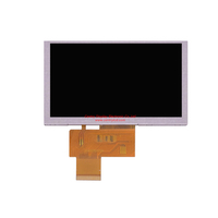 5,0 "LCD-Anzeige feld 800*480 Auflösung Unterstützung Open FPC/Hintergrund beleuchtung/Abdeckplatte Industrial Control Display