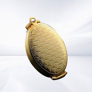Vente directe usine – Pendentifs mode pour femme en alliage métallique, gravés au laser, style antique bronze, design vintage moderne, motif gravé - Product Image 4