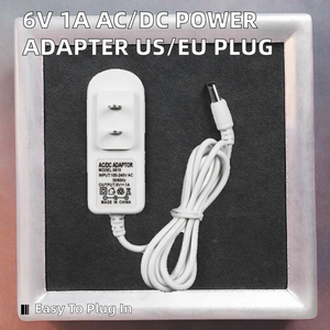 工厂热卖HXY 6V 1A DC电源适配器交流100V-240V美国欧盟插头 - Product Image 2