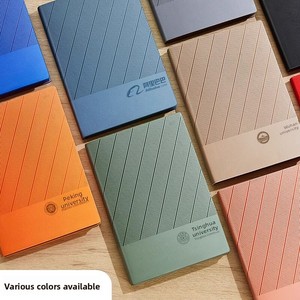 Set de Regalo de Cuaderno de Negocios de Alta Gama Personalizado, con Cubierta de PU, Encuadernación con Hilo de Papel Dowling, para Reuniones, <span class=keywords><strong>Día</strong></span> del Maestro, Escuela - Product Image 3