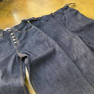 Jeans en denim japonais à jambes larges tendance, jeans amples pour femmes, pantalons stretch, jeans boyfriend pour femmes, jeans pour femmes - Product Image 4