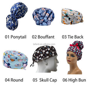 Chapeau de travail médical à motif de dessin animé, bonnet de travail pour médecin d'hôpital, bonnet de travail pour personnel de santé, bonnet de travail pour <span class=keywords><strong>clinique</strong></span> vétérinaire, bonnet de travail pour infirmière, chapeaux de beauté - Product Image 5