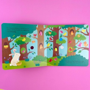 หนังสือเสียงอีสเตอร์ของ <span class=keywords><strong>Usborne</strong></span> ของเล่นเสริมพัฒนาการ หนังสือเสียงแบบอินเทอร์แอคทีฟสำหรับวันหยุด พร้อมดีไซน์กระต่ายอีสเตอร์สำหรับเด็กเล็ก - Product Image 3