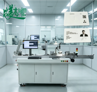 Ligne d'inspection de marquage laser de cartes à puce entièrement automatique avec codage de numéro de série et vérification de la qualité des codes QR