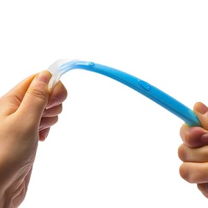 Cuchara de Silicona para Bebés con Contenedor, Cuchara Suave con Mango para Recién Nacidos, <span class=keywords><strong>Vajilla</strong></span> con Diseño Sólido - Product Image 5