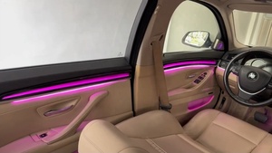 Kit d'éclairage d'ambiance intérieur LED pour <span class=keywords><strong>BMW</strong></span> F10 2011-2017 Série 5, éclairage de porte et de sol, accessoires - Product Image 6