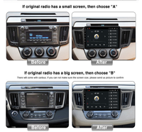 Pemutar audio mobil layar sentuh, untuk Toyota RAV4 RAV 4 XA40 2012-2018 radio mobil stereo video gps multimedia audio player unit utama