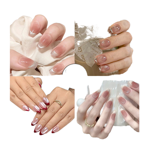 <span class=keywords><strong>Faux</strong></span> ongles réutilisables de haute qualité, 24 pièces, style ballet, en ABS, personnalisables, pour un usage quotidien - Product Image 1