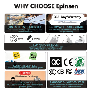 Быстрое зарядное устройство 20W/25W с патентом на технологию и сертификацией, белое, для телефонов серий 16/17, 9V/2A, стандарт ЕС/США, заводская цена - Product Image 4