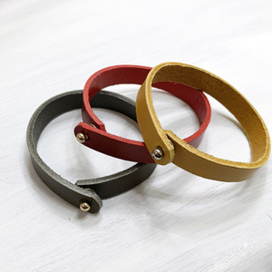 Customizable minimalist <b>leather</b> <b>bracelets</b>, trendy and fashionable women's jewelry, elegant best friend <b>bracelets</b>, logo printing - Product Image 5