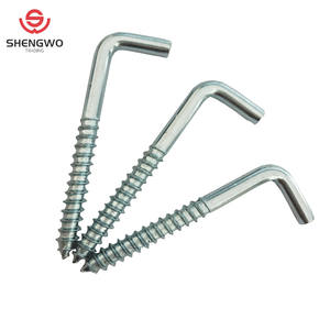 <span class=keywords><strong>Vis</strong></span> autotaraudeuse zinguée personnalisée par le fabricant <span class=keywords><strong>Vis</strong></span> à <span class=keywords><strong>crochet</strong></span> à <span class=keywords><strong>angle</strong></span> <span class=keywords><strong>droit</strong></span> de type L <span class=keywords><strong>Vis</strong></span> à bois - Product Image 6