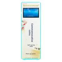 Distributeur automatique tactile de souvenirs de sites touristiques avec paiement par carte, aimants de réfrigérateur, pièces commémoratives et badges de musée