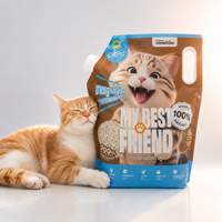 Pasir Kucing Tofu Grosir, Super Serap, Dapat Dibuang di Toilet & Ramah Lingkungan, Layanan Logo Kustom OEM ODM Tersedia