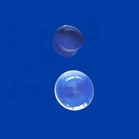 Optique 90mm Dia. avec 3mm d'épaisseur Lentille convexe Plano Grande caméra de téléphone portable Lentille sphérique intraoculaire à quartz