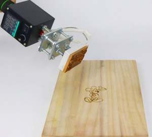 Machine de marquage à chaud manuelle portative en aluminium à poignée unique pour gaufrage de plaques d'immatriculation, cuir, PVC, PE, PU, bois - Product Image 6