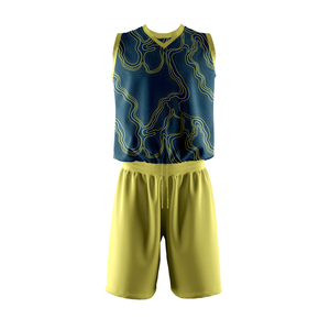 Uniformes de Voleibol Personalizados de Alta Calidad y Económicos, 100% Algodón, Servicio OEM para Hombre, Conjuntos con Impresión Digital, MOQ de 10 Conjuntos - Product Image 5