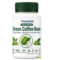 Comprimés d'extrait de café vert pur SPL OEM, complément minceur, détoxifiant et purifiant