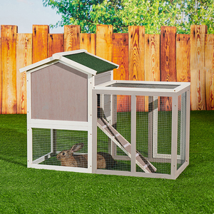 Satılık açık ahşap tavuk kümesi tavşan kafesi ev Bunny gine domuz kafesleri - Product Image 3