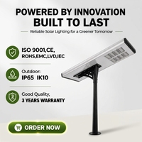 Lampadaire solaire LED mono-crystallin 250W avec télécommande marche/arrêt automatique, contrôleur MPPT, angle de faisceau 140°, en alliage d'aluminium, certifié CE/RoHS