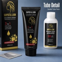 Nouvelle Crème Colorante Capillaire Professionnelle Semi-Permanente Gris Argenté Sans Ammoniaque Couvre les Cheveux Gris Couleur Longue Durée à Base de Plantes