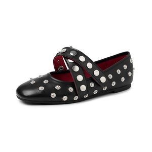 <span class=keywords><strong>Scarpe</strong></span> da Balletto per <span class=keywords><strong>Donna</strong></span> Taglia Grande 35-42 con <span class=keywords><strong>Borchie</strong></span> - Product Image 2