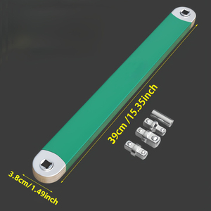 Clé à cliquet à extension décalée à entraînement par chaîne à engrenages en acier à haute teneur en carbone 1/4'' 3/8'' 1/2'' pour espaces restreints - Product Image 2