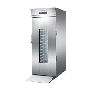Commercial Used <b>Bread</b> <b>Proofer</b> Machine Adjustable Temperature Double Door Trolley Fermentation LM-32 LM-64 High Efficiency Green - Product Image 6