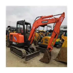 Mini Pelle Doosan Dh35 d'occasion bon marché 3,5 tonnes Dh 35 avec concasseur à Dh35-7 bon marché