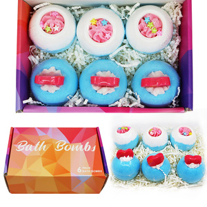 Bombes de bain mignonnes au sel marin et aux huiles essentielles, boules de bain moussantes pour jouets de douche - Product Image 4