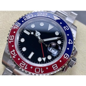 Montre mécanique étanche de super qualité, 41 mm, acier 904L, mouvement VS factory, montre Pepsi GMT rouge et bleue - Product Image 2