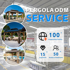 Tonnelle de jardin en aluminium 10x12 pieds (7 pieds) avec toit rigide, moustiquaire intégrée, imperméable, pour extérieur, modèle 10x20 - Product Image 6