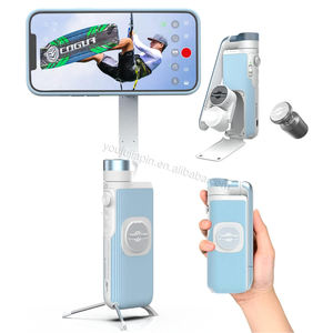 PowerVision S1 Gimbal ponsel pintar, 5.0 <span class=keywords><strong>3</strong></span> stabilisasi pelacakan wajah Kontrol gerakan pengisian daya nirkabel 2000-3000mAh - Product Image 1