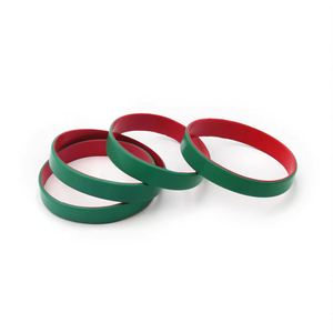 Pulsera de silicona con letras impresas, brazalete de goma con logo personalizado, pedido al por mayor, temática musical, uso diario - Product Image 2