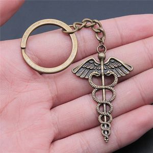 Vente chaude en alliage de Zinc porte-clés symbole de sauvetage porte-clés médecin <span class=keywords><strong>infirmière</strong></span> 3d porte-clés <span class=keywords><strong>caducée</strong></span> serpent porte-clés en métal - Product Image 5